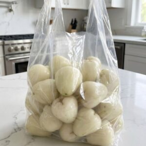 Mận sữa trong túi ni lông