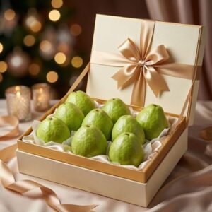 Ổi ruột đỏ trong hộp quà