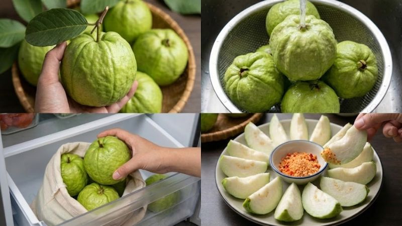 Bảo quản và dùng ổi nữ hoàng