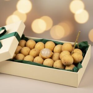 Dâu da bòn bon trong hộp quà