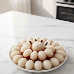 Chôm chôm tróc khi lột vỏ