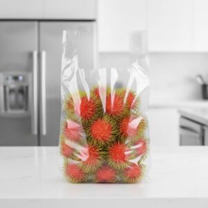 Chôm chôm tróc trong túi ni lông