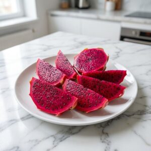 Thanh long ruột đỏ khi cắt ra