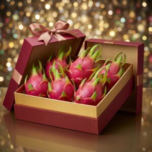 Thanh long ruột đỏ trong hộp quà tặng