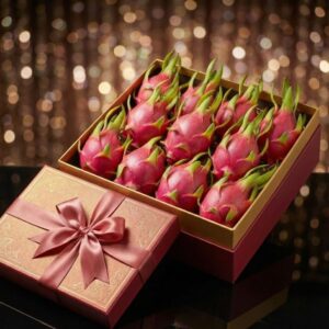 Thanh long ruột trắng trong hộp quà