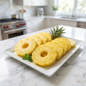 Thơm dứa queen khi cắt ra