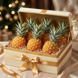 Thơm dứa queen trong hộp quà tặng