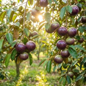 Vú sữa tím ở trên cây