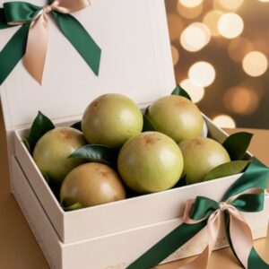 Vú sữa bơ ở trong hộp quà tặng