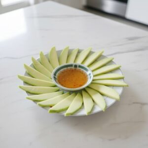 Dĩa xoài đài loan khi cắt ra