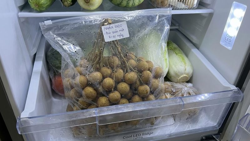 Cách bảo quản nhãn indo tươi lâu