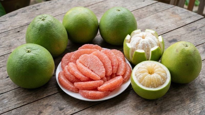 Câu chuyện về nguồn gốc bưởi da xanh và năm roi