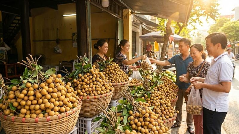 Thời điểm mua nhãn Indo ngon nhất