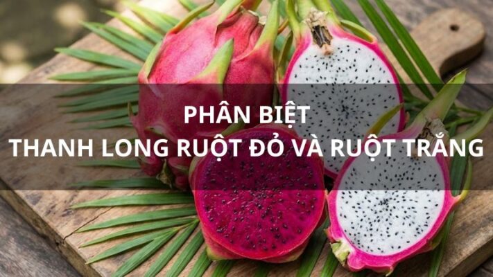 Thanh long ruột đỏ với thanh long ruột trắng