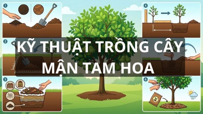 Hướng dẫn kỹ thuật trồng cây mận tam hoa
