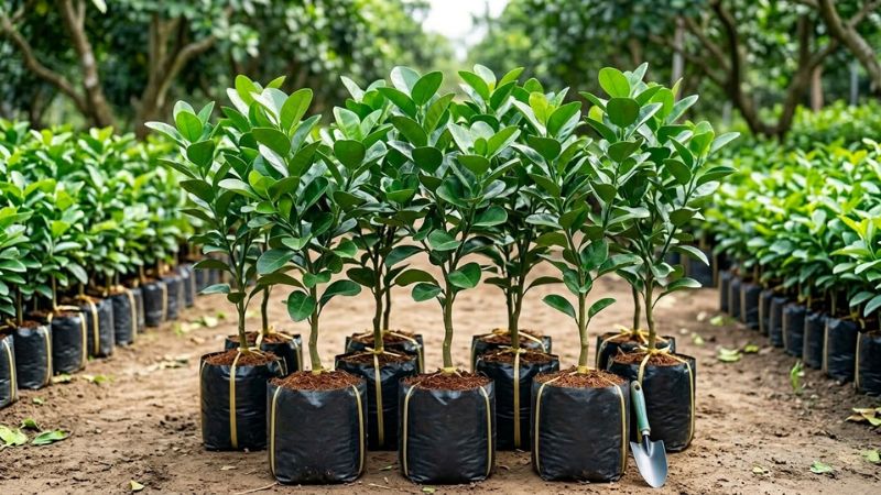 Nhận diện cây giống bưởi da xanh chuẩn