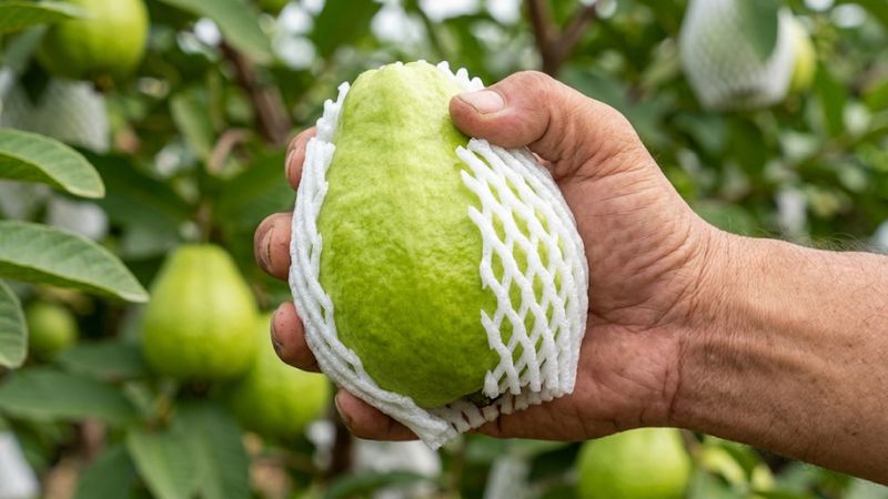 Cầm chắc tay trái ổi lê Đài Loan chất lượng cao