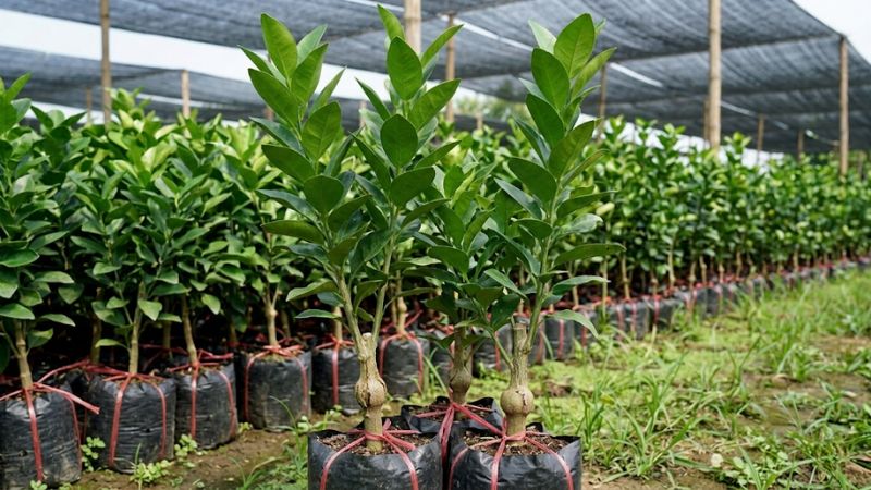 Cây ghép giống bưởi năm roi