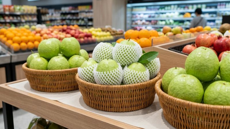 Cập nhật giá ổi Đài Loan hôm nay trong siêu thị