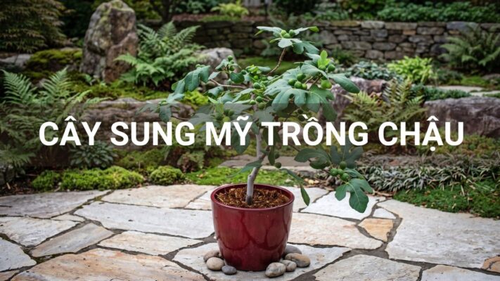 Cây sung Mỹ trồng chậu